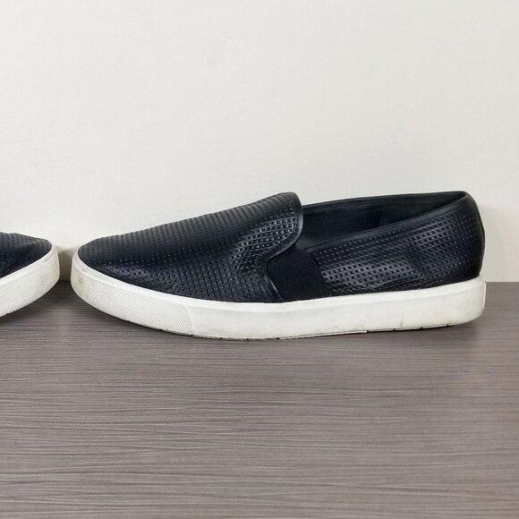 Vince Blair 5 Slip-On Sneaker, Black Leather, Womens Size 8.5 M / 38.5 - Picture 9 of 12